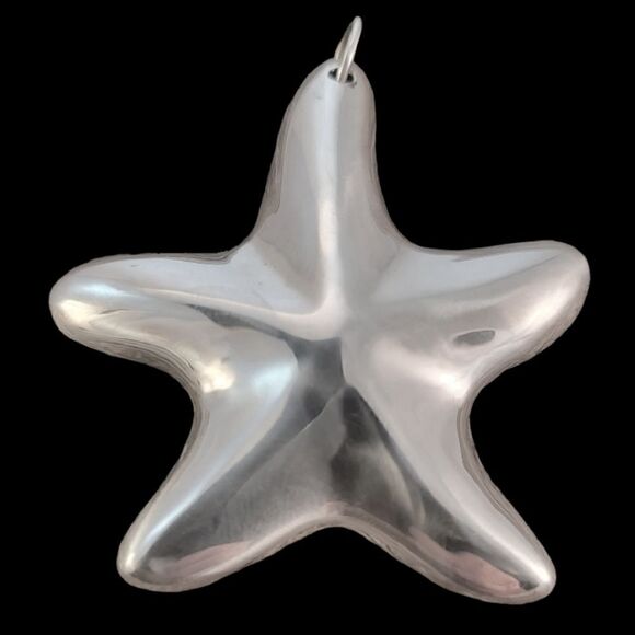 Vintage Joseph Esposito Sterling 3D Star Fish Pendant - Picture 1 of 6